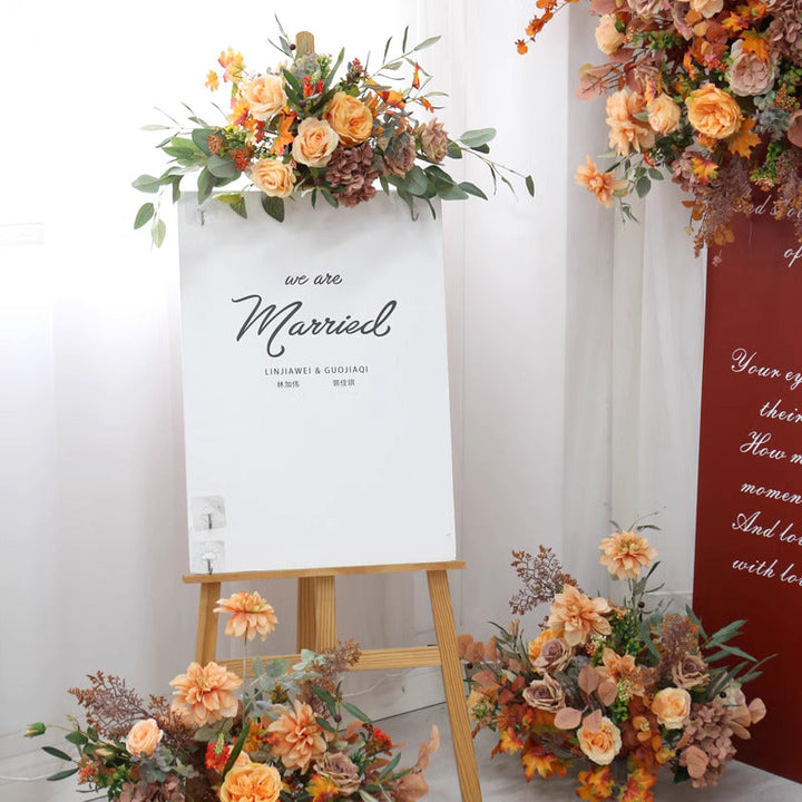 Retro Autumn Wedding Style, Retro Artificial Flowers, Diy Wedding Flowers