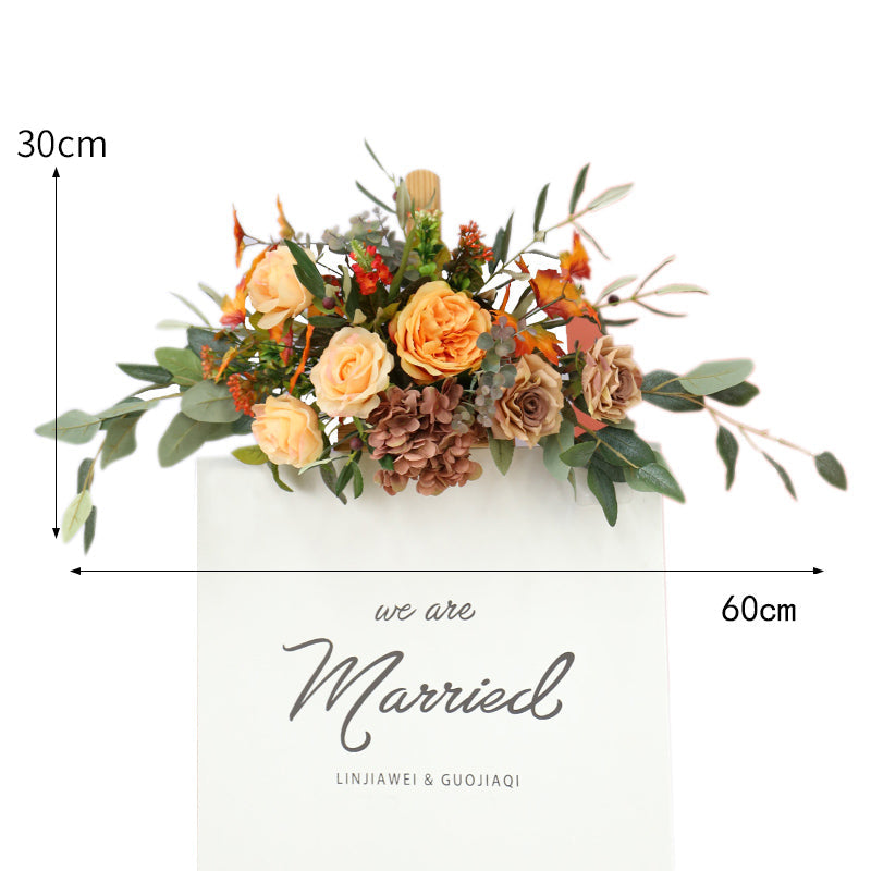 Retro Autumn Wedding Style, Retro Artificial Flowers, Diy Wedding Flowers