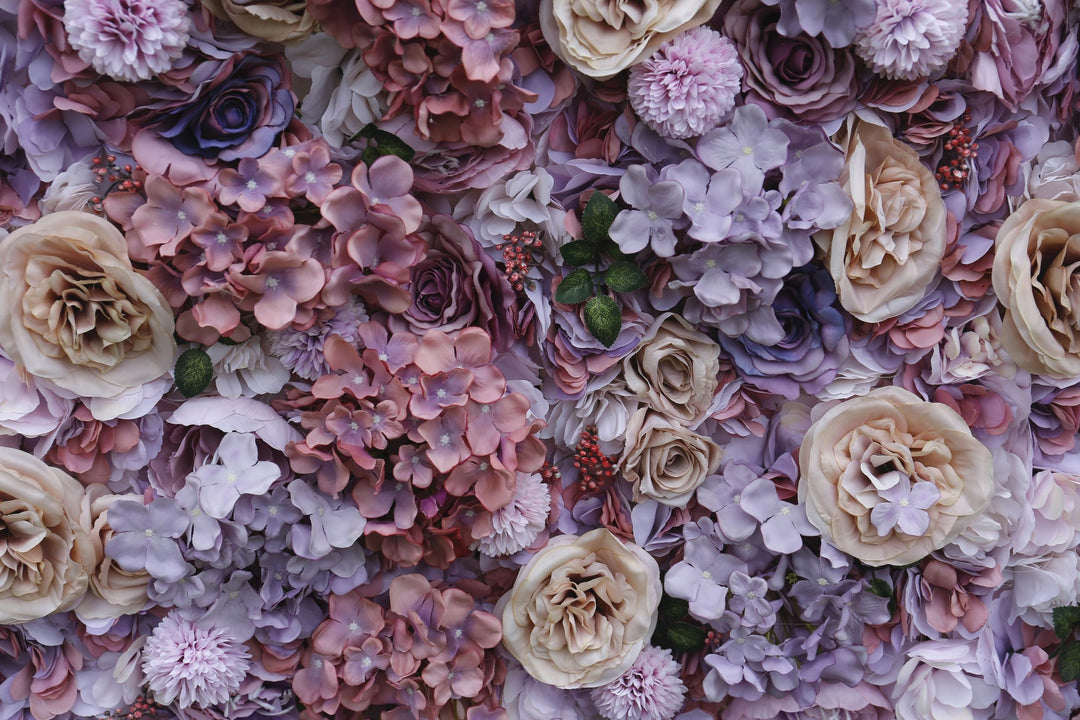 Rose And Hydrangea, Artificial Flower Wall, Wedding Party Backdrop