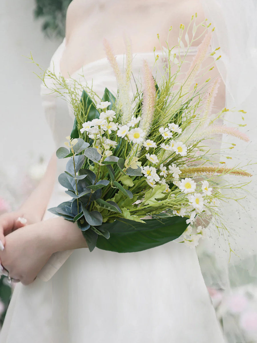 Gypsophila Wedding Bridal Bouquet Flowers, Diy Artificial Wedding Flowers