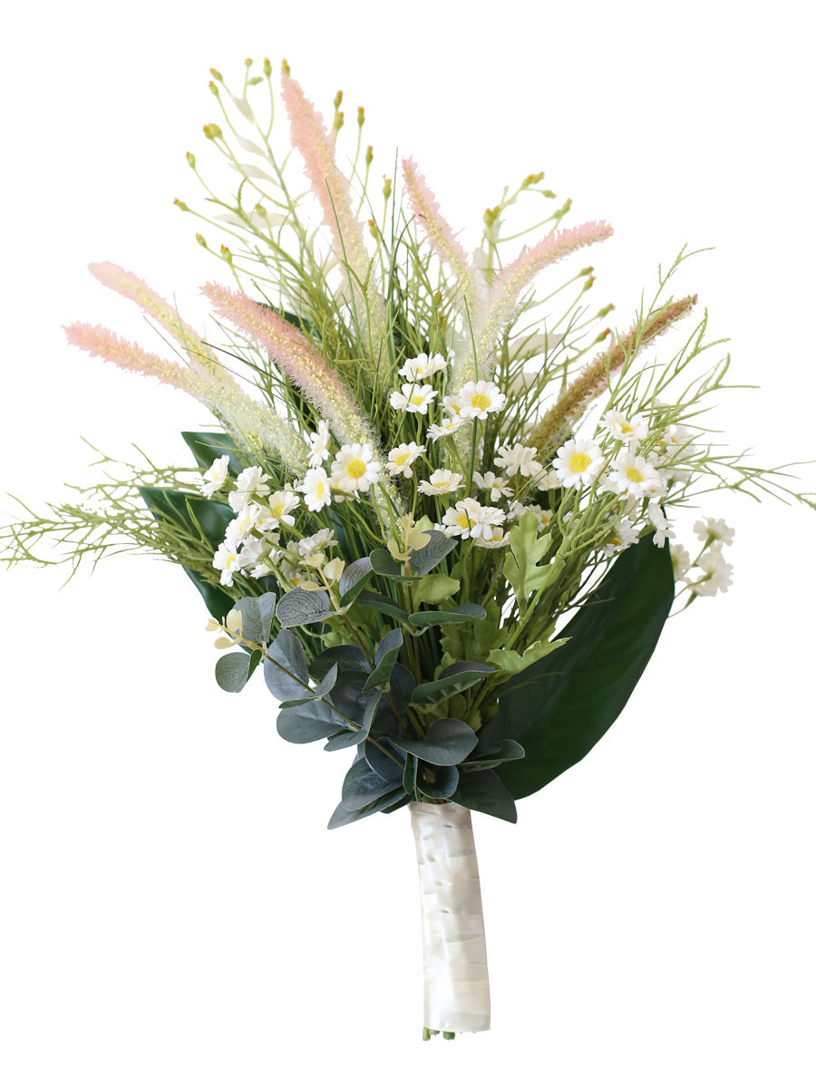 Gypsophila Wedding Bridal Bouquet Flowers, Diy Artificial Wedding Flowers