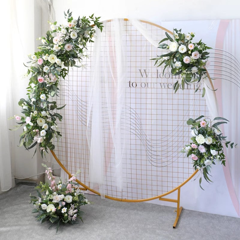 Forest Wedding Arch Flowers, White Artificial Flowers, Diy Wedding Flowers
