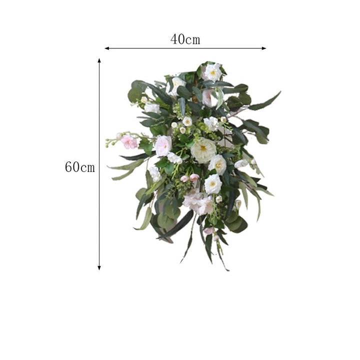 Forest Wedding Arch Flowers, White Artificial Flowers, Diy Wedding Flowers