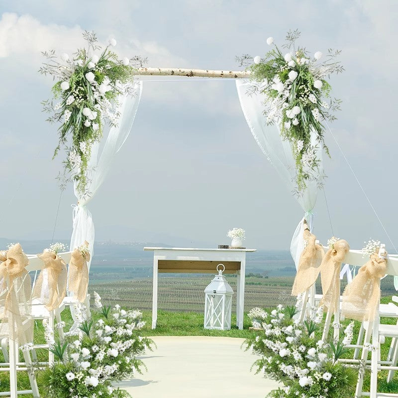 White & Green Wedding Flowers, White Artificial Flowers, Diy Wedding Flowers