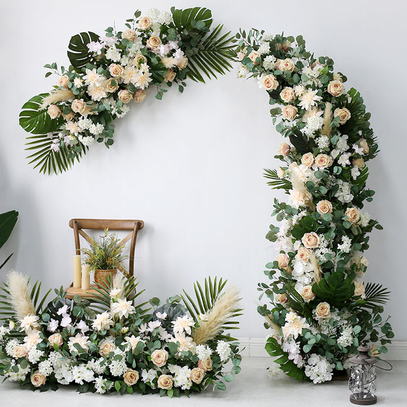 Tropical Wedding Style, White Artificial Flowers, Diy Wedding Flowers