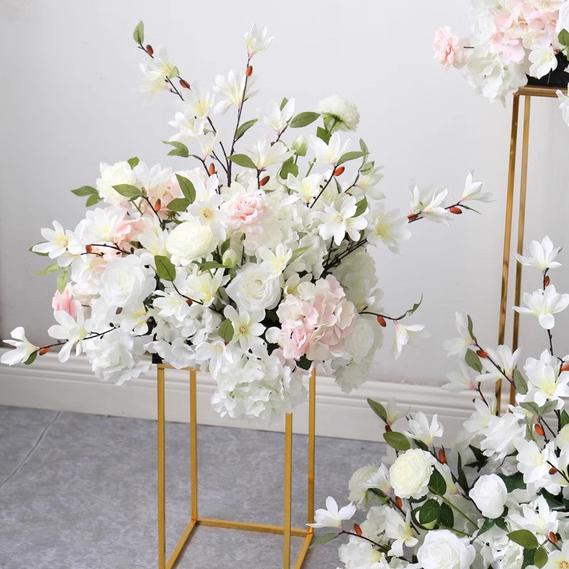 White Archid Flowers Ball, White Artificial Flowers, Diy Wedding Flowers