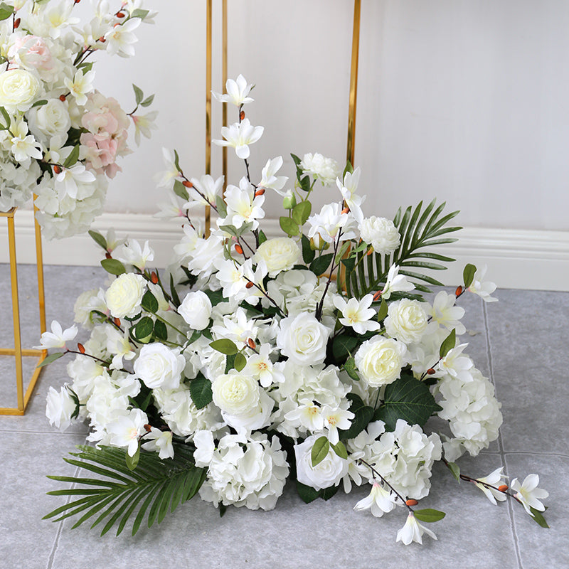 White Archid Flowers Ball, White Artificial Flowers, Diy Wedding Flowers