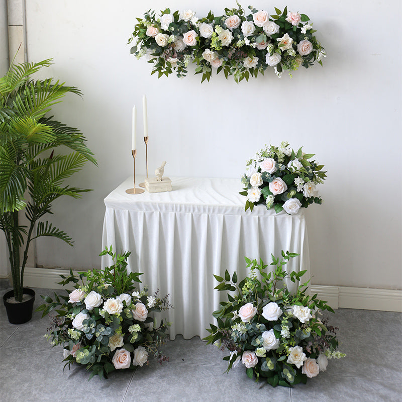 White & Green Wedding Flowers, White Artificial Flowers, Diy Wedding Flowers