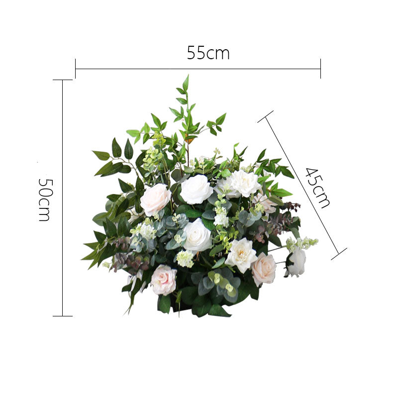 White & Green Wedding Arch Flowers, White Artificial Flowers, Diy Wedding Flowers