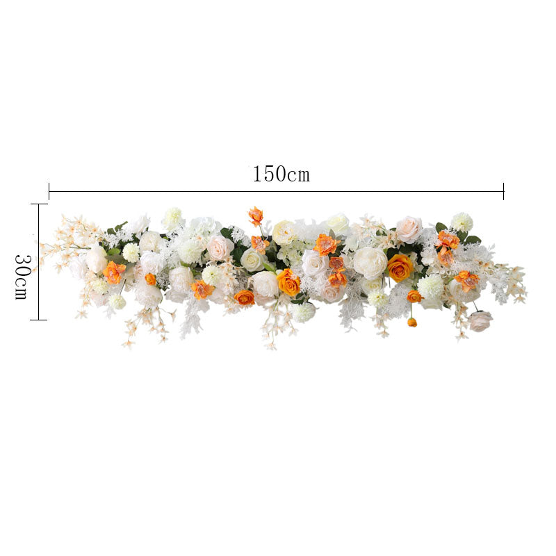 White & Orange Wedding Flowers, White Artificial Flowers, Diy Wedding Flowers