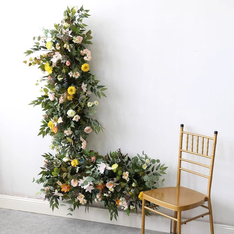White, Yellow, Green Artificial Flowers, White Artificial Flowers, Diy Wedding Flowers