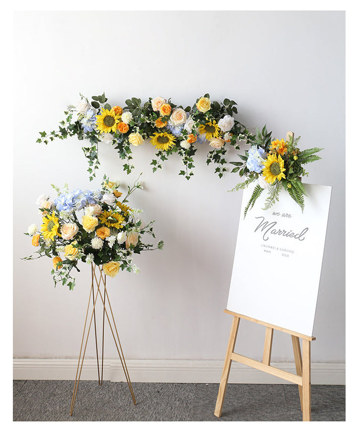 Sunflower Wedding Flowers, Yellow Artificial Flowers, Diy Wedding Flowers