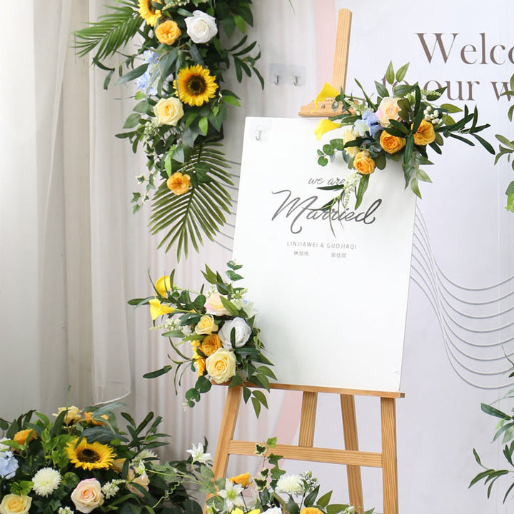 Yellow Wedding Style, Yellow Artificial Flowers, Diy Wedding Flowers Ball