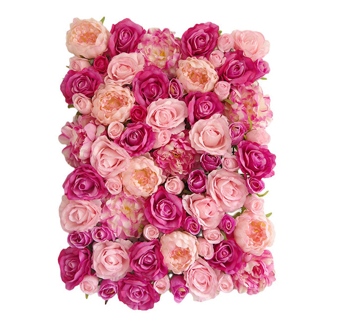 Rose Red And Pink Roses, Artificial Flower Wall Backdrop